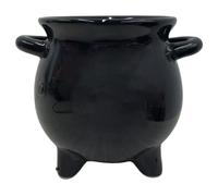 Tasse à café Halloween en forme de chaudron de sorcière à deux oreilles 5, 5 x 4, 7 x 4, 7 pouces Tasse unique en céramique pour Halloween, verres toutes saisons, cadeaux idéaux
