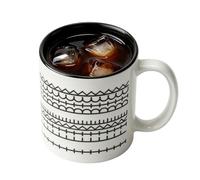 Tasse à café humoristique en céramique avec message secret 9,6 x 8 cm | Tasse de bureau pour lait de cacao chaud, maison, bar, bureau, cuisine, comptoir, femmes, hommes, collègues
