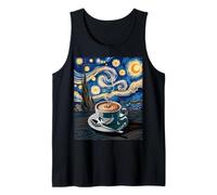 Tasse à café Humoristique Nuit étoilée Latte Art Cup Barista Femmes Hommes Débardeur