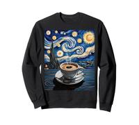 Tasse à café Humoristique Nuit étoilée Latte Art Cup Barista Femmes Hommes Sweatshirt