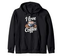 Tasse à café I Love Heart Latte Art Sweat à Capuche