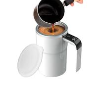 Tasse à café intelligente avec couvercle, tasse à mélanger magnétique, tasse à mélange automatique avec écran LCD de la température, tasse à café rechargeable, tasse à café intelligente, tasse à