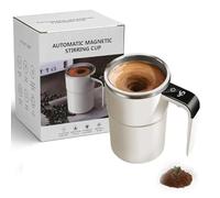 Tasse À Café Intelligente, Tasse À Café À Agitation Automatique, Tasse À Mélange Automatique De Café Électrique, Tasse À Mélanger Automatique, Tasse À Agitation Magnétique USB Avec Affichage(blanc)