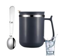 Tasse À Café Isolée En Acier Inoxydable - Tasses De Voyage De 500 Ml Avec Couvercle | Ensemble De Thermiques À Large Ouverture De 17 Oz Comprenant Un Filtre À Cuillère | Tasse En Métal Potabl