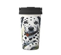 Tasse À Café Isolée Imprimé Chien Tasse De Voiture À Double Paroi Anti-Goutte Mug De Voyage, Pour Café, Boissons Chaudes Et Froides, Thé, 17Oz