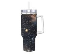 Tasse à café isotherme en acier inoxydable Motif constellation amas d'étoiles galaxies 1,2 l