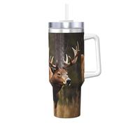 Tasse à café isotherme en acier inoxydable pour voyage, maison, bureau, extérieur - 1 200 ml
