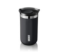 Tasse à café isotherme WACACO Octaroma Lungo, gobelet de voyage à double paroi en acier inoxydable avec couvercle de boisson, 10 fl oz / 300 ml, taille M, noir Onyx