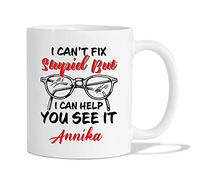 Tasse À Café Je Peux Vous Aider À Le Voir. Tasse en Céramique Vintage Café Tasses Fine Tasses en Porcelaine pour Cadeauxs Anniversaire Bureau 330 ML