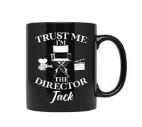 Tasse À Café Je suis Le Réalisateur Tasse en Céramique Fine Tasses en Porcelaine Rigolo Tasses À Thé pour Papa Cadeaux Cadeau Fêtes Famille 330 ML