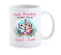 Tasse À Café Je T'Aimerai Toujours. Mug À Café Personnalisé Tasse À Thé Durable Mugs pour Cadeaux Réconfortants Meilleures Amies Cadeau d'anniversaire 330Ml