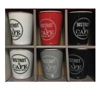 Tasse à café - JJA - Bistrot - 11 cl - Céramique - 6 pièces - Micro-ondable