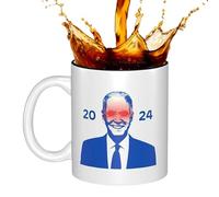 Tasse à café Joe Biden 2024 | Tasse à café Biden en céramique de 350 ml Votez l'élection du président,Tasses à café et amusantes, décorations pour, tasses de voyage pour hommes et femmes, b