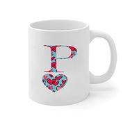 Tasse à cafe Journée des gestes sincères Alphabet du cœur Mug à café Fin | D’AnnéE 2 PièCes Léger Tazzine Caffe Humour Tazza per Tè o Caffè Famille Fans