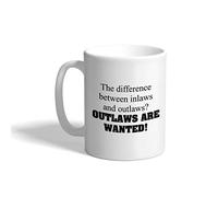 Tasse à cafe La différence entre les beaux-parents et Tasse Filles Lot de | 2-330ml Humour Tasses Rillant Mugs CollèGue Bureau
