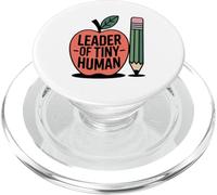 Tasse À Café Leader of Tiny Human Funny Teacher PopSockets PopGrip pour MagSafe