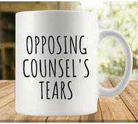 Tasse à café Les larmes de l'avocat de la partie adverse : une nouveauté | pour les avocats Tasse A Cafe Famille 2 PièCes Rillant Tazza Colazione Humour Tazzine Caffè Naissance Grand-MèRe