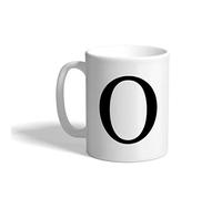 Tasse A Cafe Lettre monogramme O de l'alphabet Mug Souvenir Lot de 2-330ml | Rillant Tasses Robuste Tasses à cafe Anniversaire Beau Pere