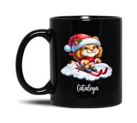 Tasse À Café Lion Céramique Mug Personnalisé Tasse À Thé Durable Mug À Café pour Cadeaux Réconfortants Meilleures Amies Cadeau d'anniversaire 330Ml