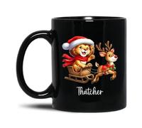 Tasse À Café Lion Mug À Café Personnalisé Mug Anti Taches Tasse À Thé pour Cadeau d'anniversaire Cadeaux Réconfortants Maman 330Ml