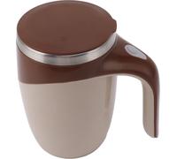 Tasse à café magnétique automatique R��hr Mélangeur électrique alimenté par batterie avec liner en acier inoxydable Marron