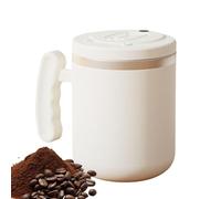 Tasse à café magnétique automatique, rechargeable, en acier inoxydable, ABS et PP, capacité de 400 ml, ustensile de cuisine idéal pour le café, le lait et le cacao, 13 x 12 x 9 cm