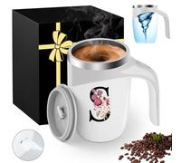 Tasse à café magnétique initiale isotherme en acier inoxydable pour femme, idée cadeau de Noël, cadeau d'anniversaire, cadeau pour maman, fille, fils, loi, unique qui a de bonnes affaires spéciales et