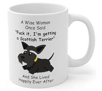 Tasse À Café Maman De Chienne Scottish Terrier Noir Céramique Mug Personnalisé Tasse À Thé Durable pour Cadeau d'anniversaire Cadeaux Réconfortants 330Ml