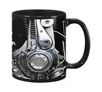 Tasse à café mécanique, tasses mécaniques pour hommes, Tasses à Tasses pour moteurs, Tasses à lait Tasses à café fantastiques, Décoration de bureau avec tasse en céramique avec moteur