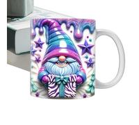 Tasse à café - Mug de Noël | Gnome Mug | Céramique Garden Mug With Colorful Gnomes Christmas Gnome Mug For Cool Birthday Mug Coffee Cup For Mom, Best Friend & Co-worker