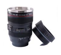 Tasse à café mug original et magique mug isotherme caméra objectif thermos café tasse bouteille objectif photo en acier inox cadeau