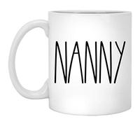 Tasse À Café Nanny Mug À Café Durable Mugs Personnalisé Tasse À Thé pour Souvenir Cadeau d'anniversaire Maman 330Ml