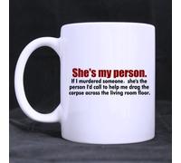 Tasse à café ou à thé en céramique avec Motif Anatomique de Grey's - Blanc - 325 ML