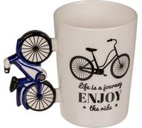 Tasse à café Out of the Blue Bicycle - Enjoy the Ride Blue
