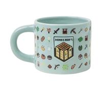 Paladone Mug Minecraft – Tasse à café céramique 400 ml, sous licence officielle, relief