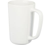 Tasse à café "Perk", céramique, 480ml PF4383 (taille unique) (Blanc)