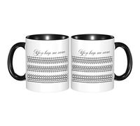 Tasse à café personnalisée avec message caché « You Keep Me Sane » - Cadeau amusant pour collègue, ami, amateur de café (Mug-1)