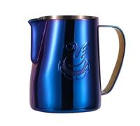 Tasse à café, pichet lait, Latte, Art, mousse, tasse de, articles Pour Latte Coffee Art(Blue,600ml)