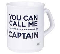 Tasse à café pour capitaines You Can Call ME Captain avec Motif Ancre Maritime pour Les Marins et Les Amateurs de Bateaux - Céramique Lavable au Lave-Vaisselle - de tassenWERK.COM