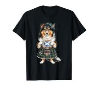 Tasse à café pour Femme Sheltie - Motif Drapeau écossais T-Shirt