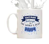Tasse à café pour grand-père, meilleure tasse pour papa - Tasse à café Worlds Best Son 350 ml | Nouveauté tasse pour papa, meilleures tasses en céramique pour papa et fils avec impression de lettres