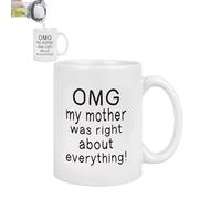 Tasse à Café pour Maman, Tasses à Thé Créatif 350 ml Tasse en Céramique Amusante Originale pour Femmes Tasse de Fils | Multi-usage Extérieur Intérieur Utilité Premium Haute Performance