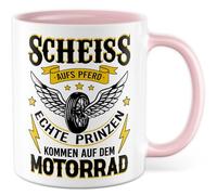 Tasse à café pour motard - Cadeau de motard - Les vraies princesses arrivent sur la moto - Idée cadeau d'anniversaire