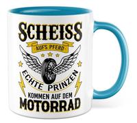 Tasse à café pour motard - Cadeau de motard - Les vraies princesses arrivent sur la moto - Idée cadeau d'anniversaire