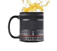 Tasse à café pour objectif d’appareil photo | Tasse d'appareil photo en céramique pour bureau, tasse de photographie cool pour les photographes, cadeau de photographie cool pour hommes et femmes