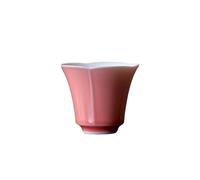 Tasse à Café pour Restaurant Tasse à thé chinoise rétro en forme de fleur, tasse propriétaire, parfumée céramique simple, petit service Kung Fu Tasse à Café pour Boissons Chaudes/Froides