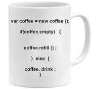 Tasse à café programmeurs | Programmeurs tout en codant | Cadeaux informaticiens | Tasse Geek | Tasse à café développeur | Idée cadeau