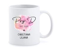 Tasse À Café PSY.D Est Céramique Mug Personnalisé Mug À Café Qualité Mug pour Cadeaux Réconfortants Meilleures Amies Cadeau d'anniversaire 330Ml