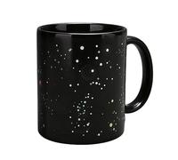 Tasse à café qui change de couleur, tasse à café changeante en céramique, tasse à café en céramique avec douze constellations comme cadeau, tasse magique sensible à la chaleur pour chaud et froid
