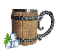 Tasse à café - Récipient à boisson vintage | Tasse à eau Renaissance avec poignée - pour bar, taverne, restaurant, festival, fête, vacances, eau, alcool, thé, boissons chaudes ou froides